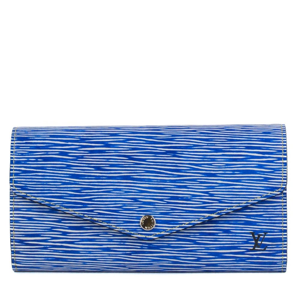 LOUIS VUITTON Sarah Wallet Denim Epi